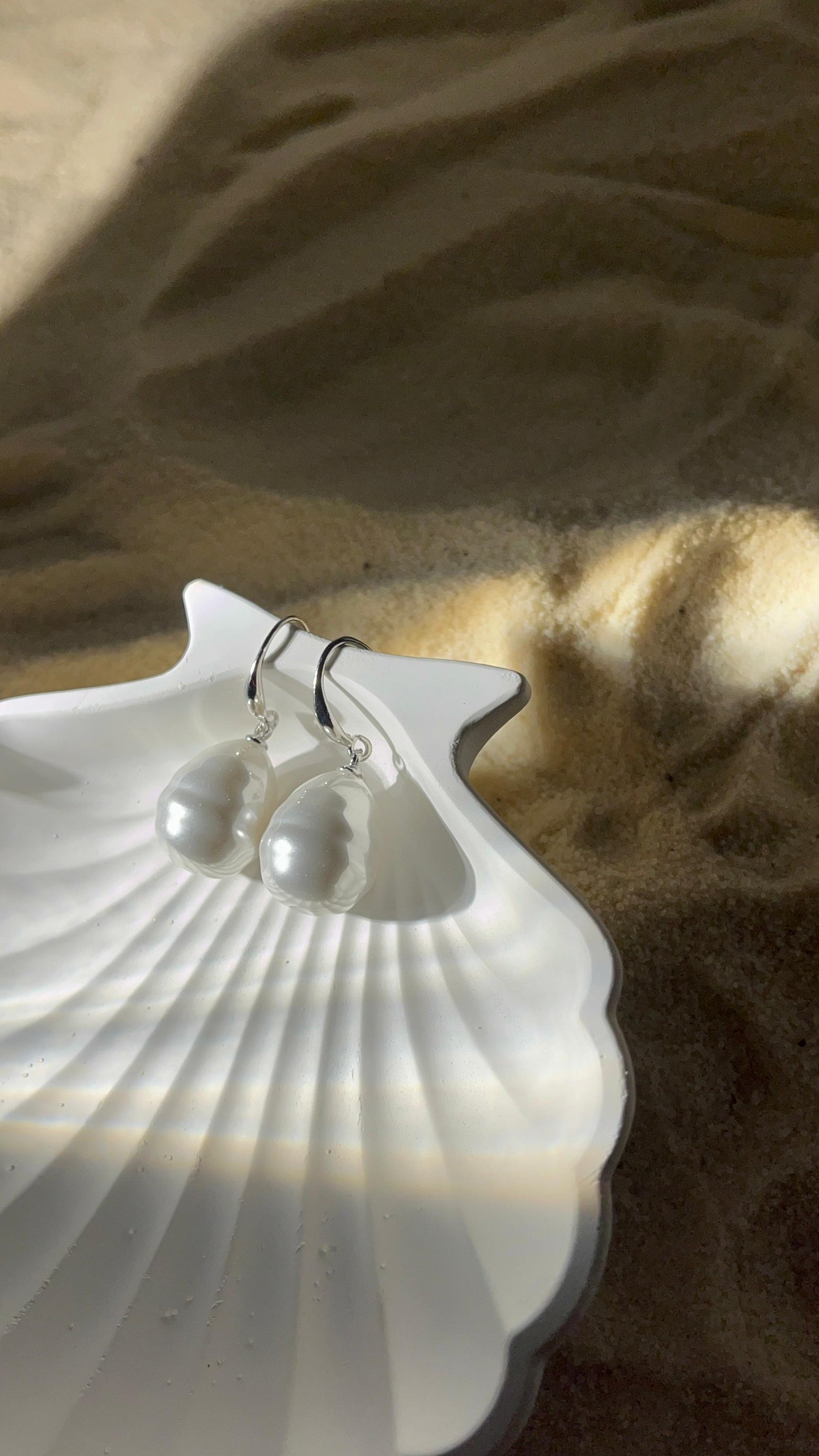 Baroque Pearl Earring