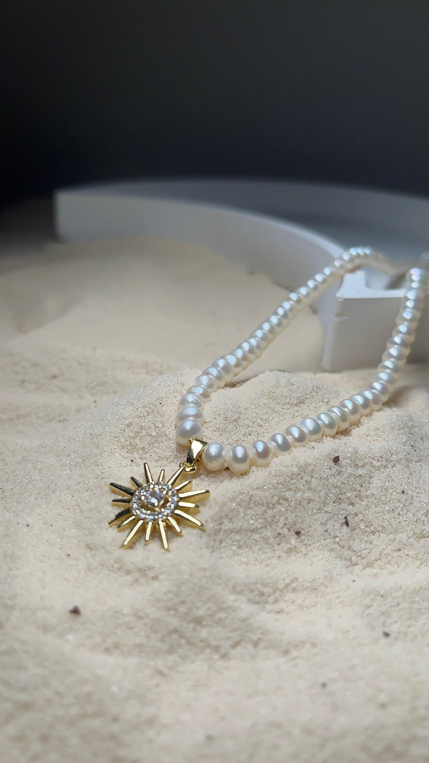 Solaire Fresh Water Pearl Necklace