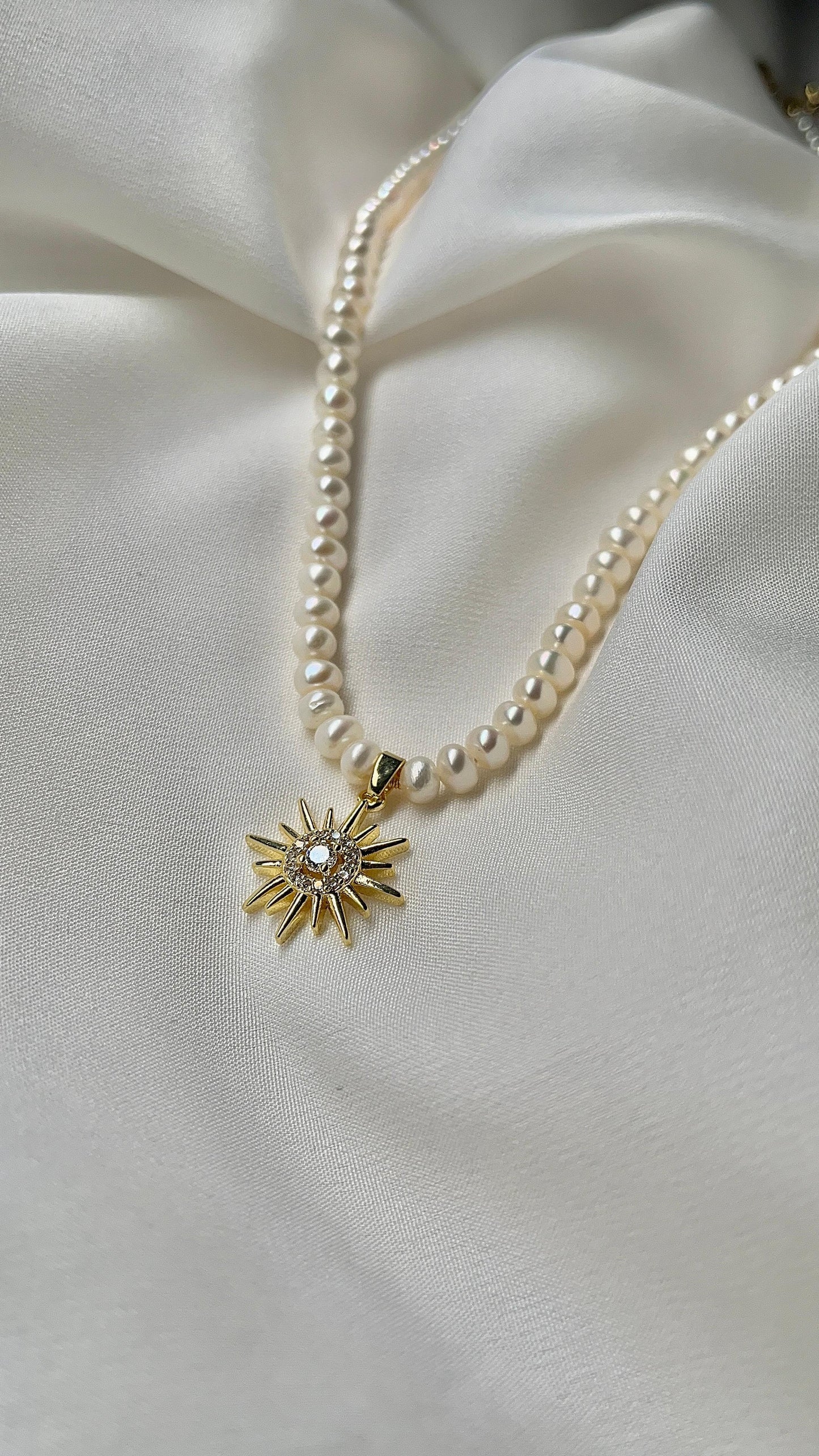 Solaire Fresh Water Pearl Necklace