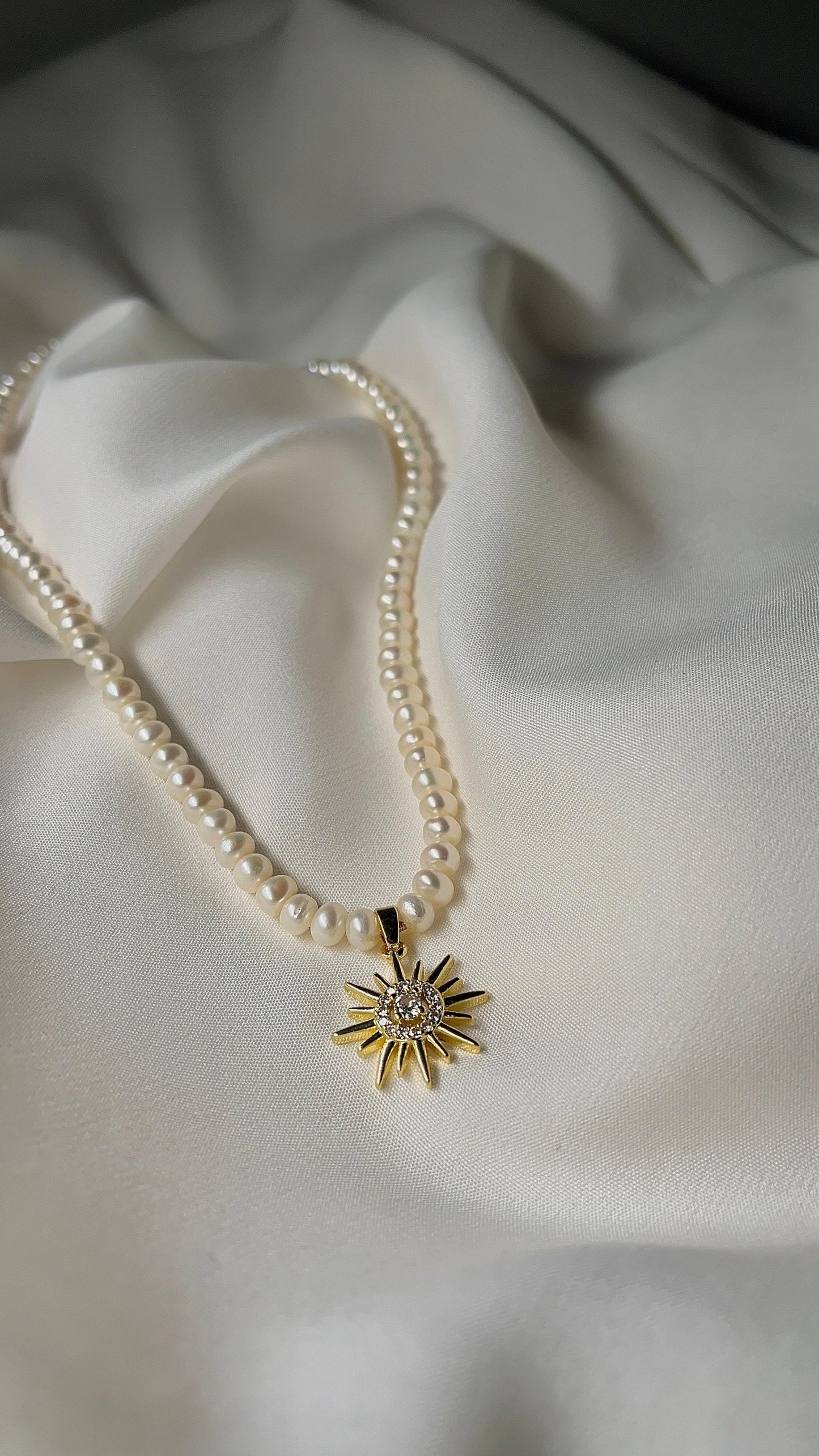 Solaire Fresh Water Pearl Necklace