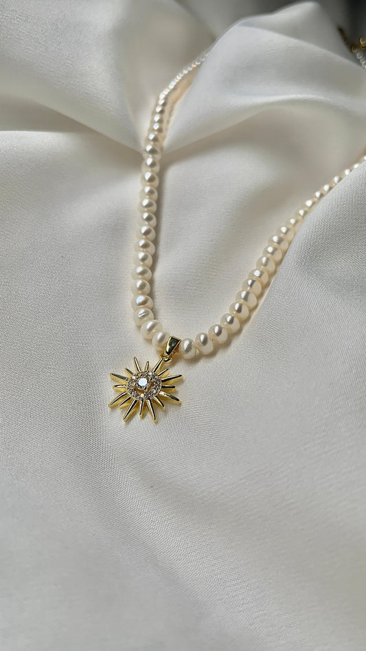 Solaire Fresh Water Pearl Necklace