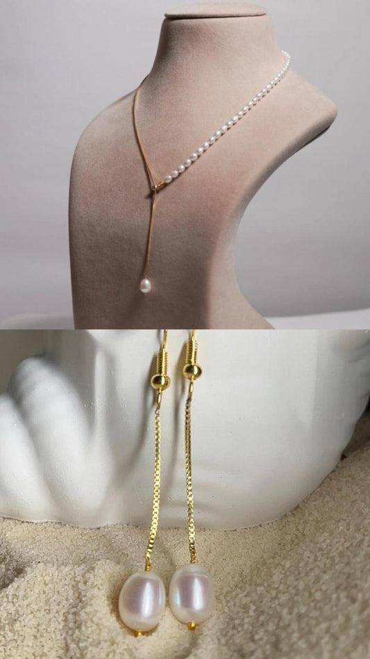 Tassel Fresh Water Pearl Set